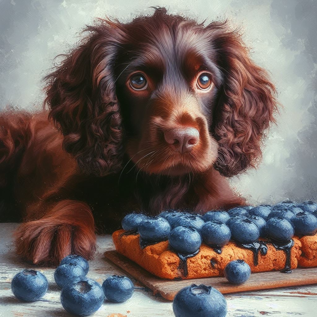 View of Blueberry Banana Biscotti | locally made, handmade, grain-free, dog bakery