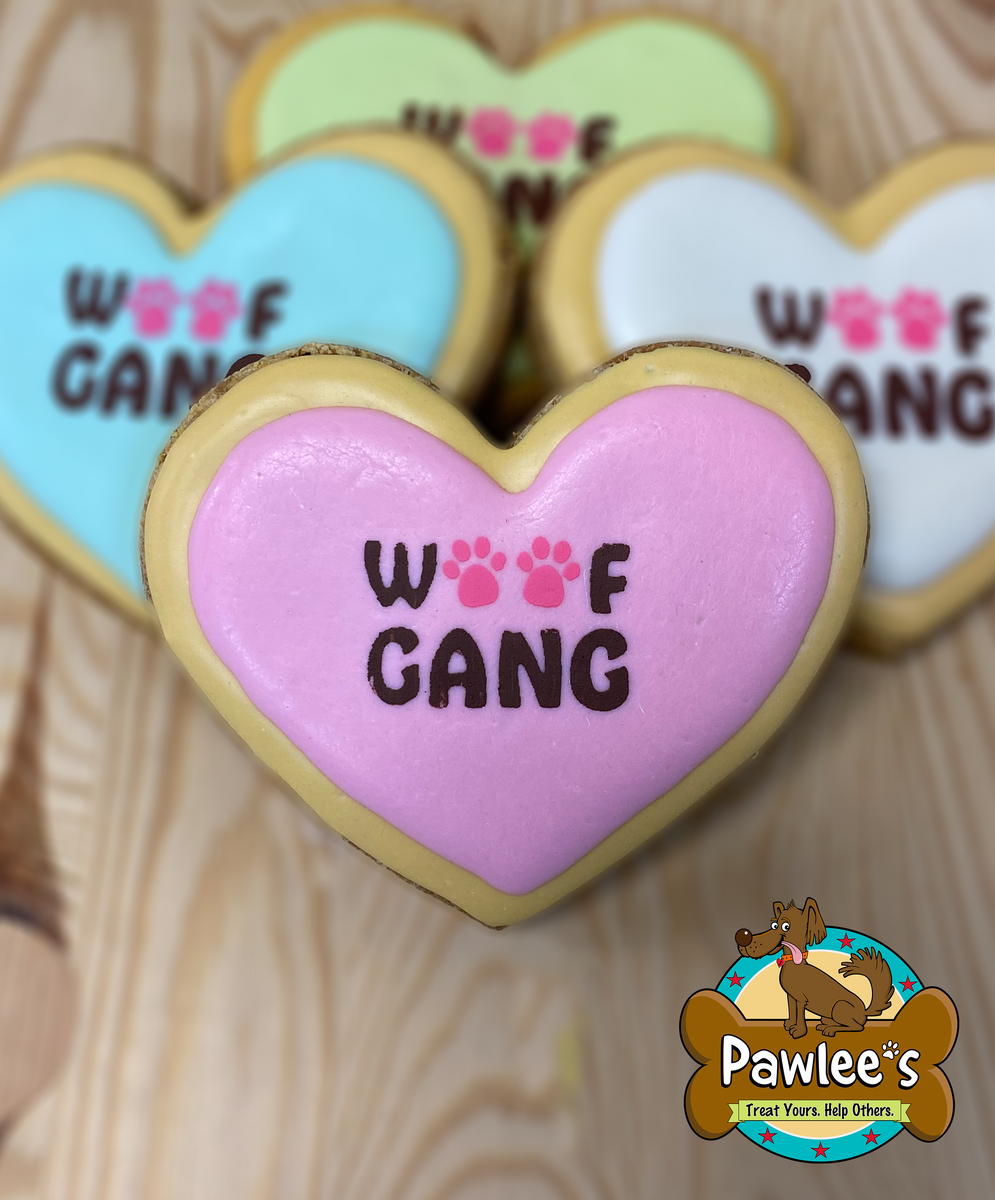 WGB Logo Heart Decorated Cookie Assorted Colors 10/PK | locally made ...