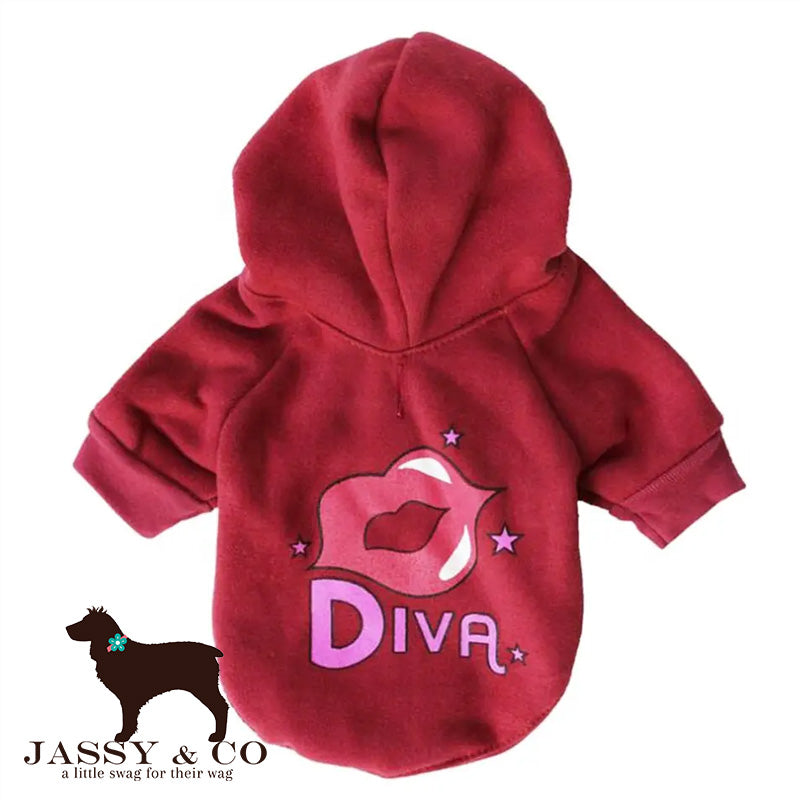 Jassy & Co. Red Diva Hoodie